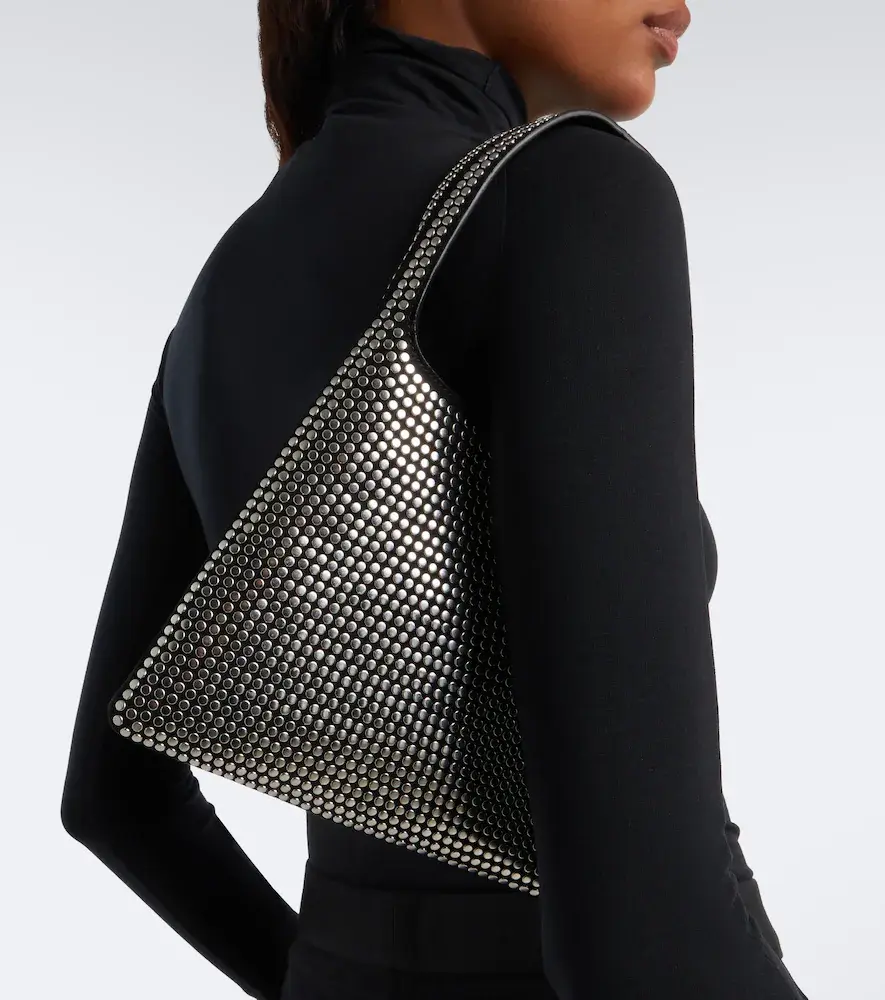 Alaïa Alaïa Mini studded suede top-handle bag | Thumbnail 6 Alaïa Alaïa Mini studded suede top-handle bag | Thumbnail 6