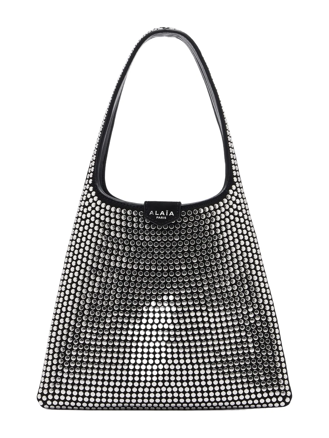 Alaïa Mini studded suede top-handle bag Alaïa Mini studded suede top-handle bag