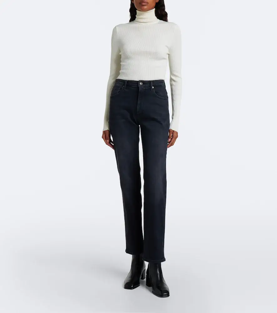 7 For All Mankind Faded straight jeans | Thumbnail 6 7 For All Mankind Faded straight jeans | Thumbnail 6