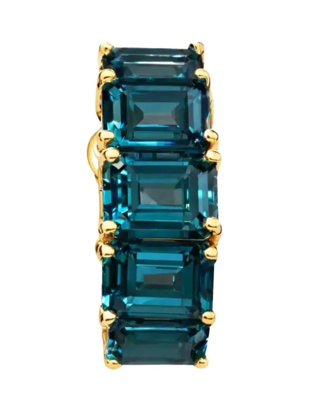 Topaz 18K Gold London Baguette Ear Cuff