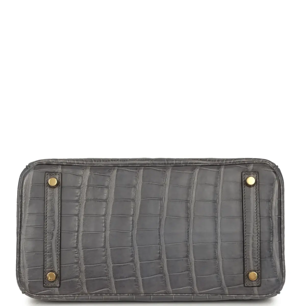 HERMÈS Hermes Birkin 30 Gris Paris Matte Alligator Gold Hardware | Thumbnail 6