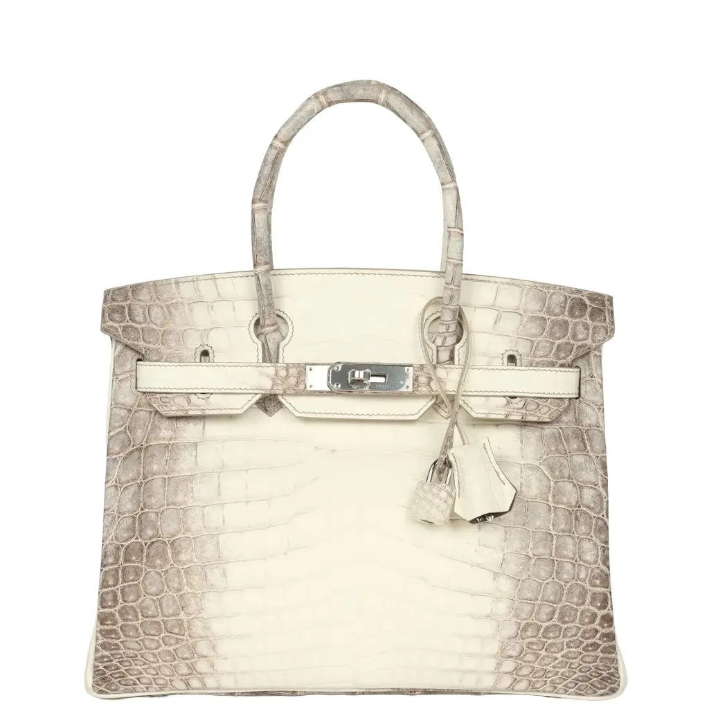Hermes Birkin 30 Himalaya Niloticus Crocodile Palladium Hardware Hermes Birkin 30 Himalaya Niloticus Crocodile Palladium Hardware