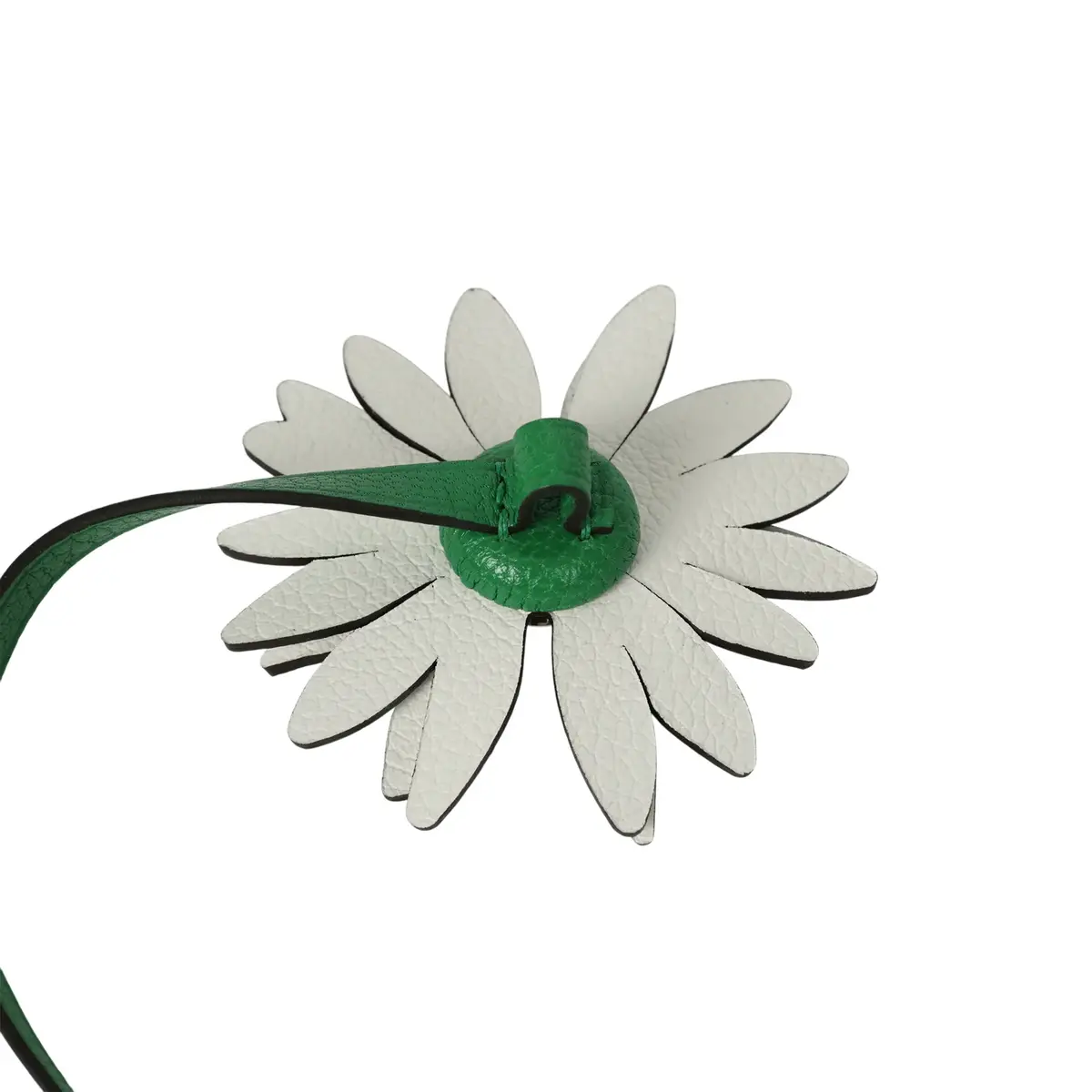 HERMÈS Hermes Marguerite Charm New White Evercolor, Bambou Chevre Chamkila, Jaune De Naples Enamel Palladium Hardware | Thumbnail 2 HERMÈS Hermes Marguerite Charm New White Evercolor, Bambou Chevre Chamkila, Jaune De Naples Enamel Palladium Hardware | Thumbnail 2