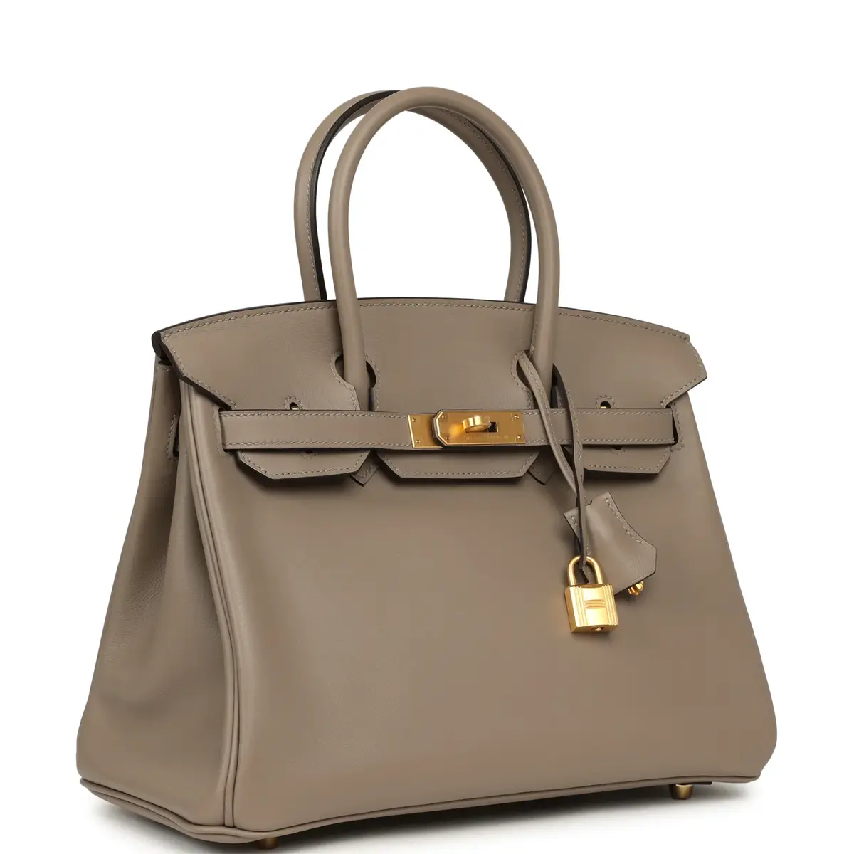 HERMÈS Hermes Special Order (HSS) Birkin 30 Gris Asphalt Verso Swift Brushed Gold Hardware | Thumbnail 2