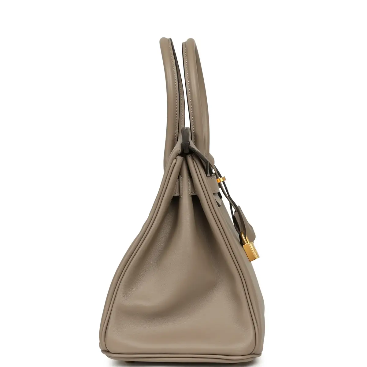 HERMÈS Hermes Special Order (HSS) Birkin 30 Gris Asphalt Verso Swift Brushed Gold Hardware | Thumbnail 3