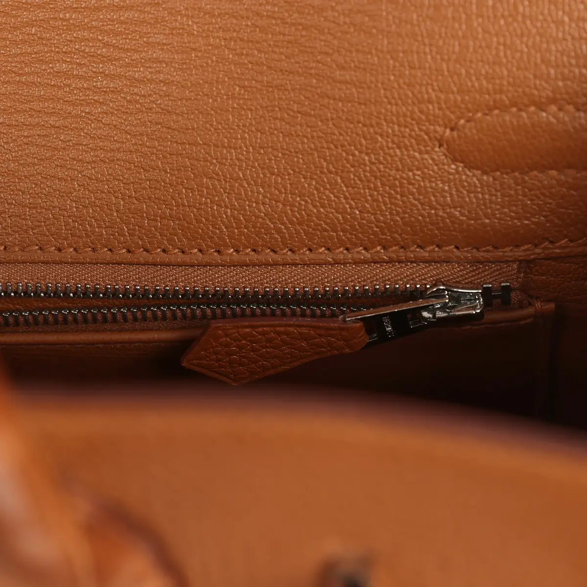 HERMÈS Pre-owned Hermes Birkin 25 Gold Togo, Matte Alligator Touch Palladium Hardware | Thumbnail 8