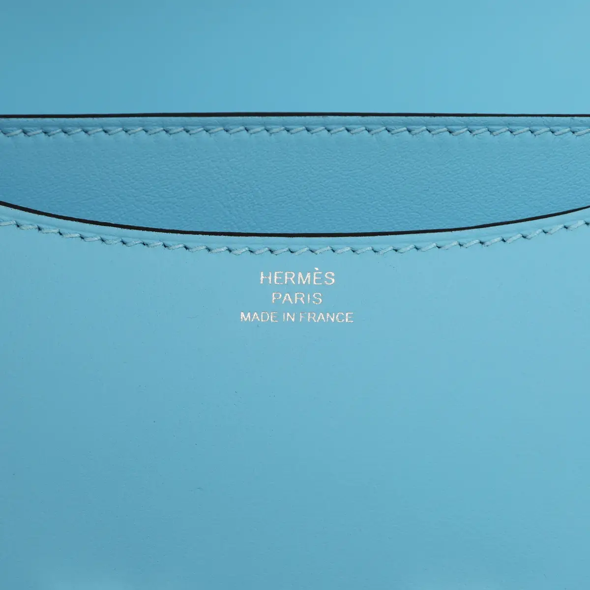 HERMÈS Pre-owned Hermes Constance 18 Celeste Swift Palladium Hardware | Thumbnail 8 HERMÈS Pre-owned Hermes Constance 18 Celeste Swift Palladium Hardware | Thumbnail 8