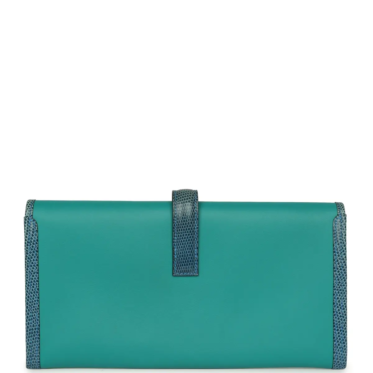 HERMÈS Pre-owned Hermes Jige Elan 29 Bleu Paon Swift, Mykonos Varanus Niloticus Lizard Touch | Thumbnail 3 HERMÈS Pre-owned Hermes Jige Elan 29 Bleu Paon Swift, Mykonos Varanus Niloticus Lizard Touch | Thumbnail 3
