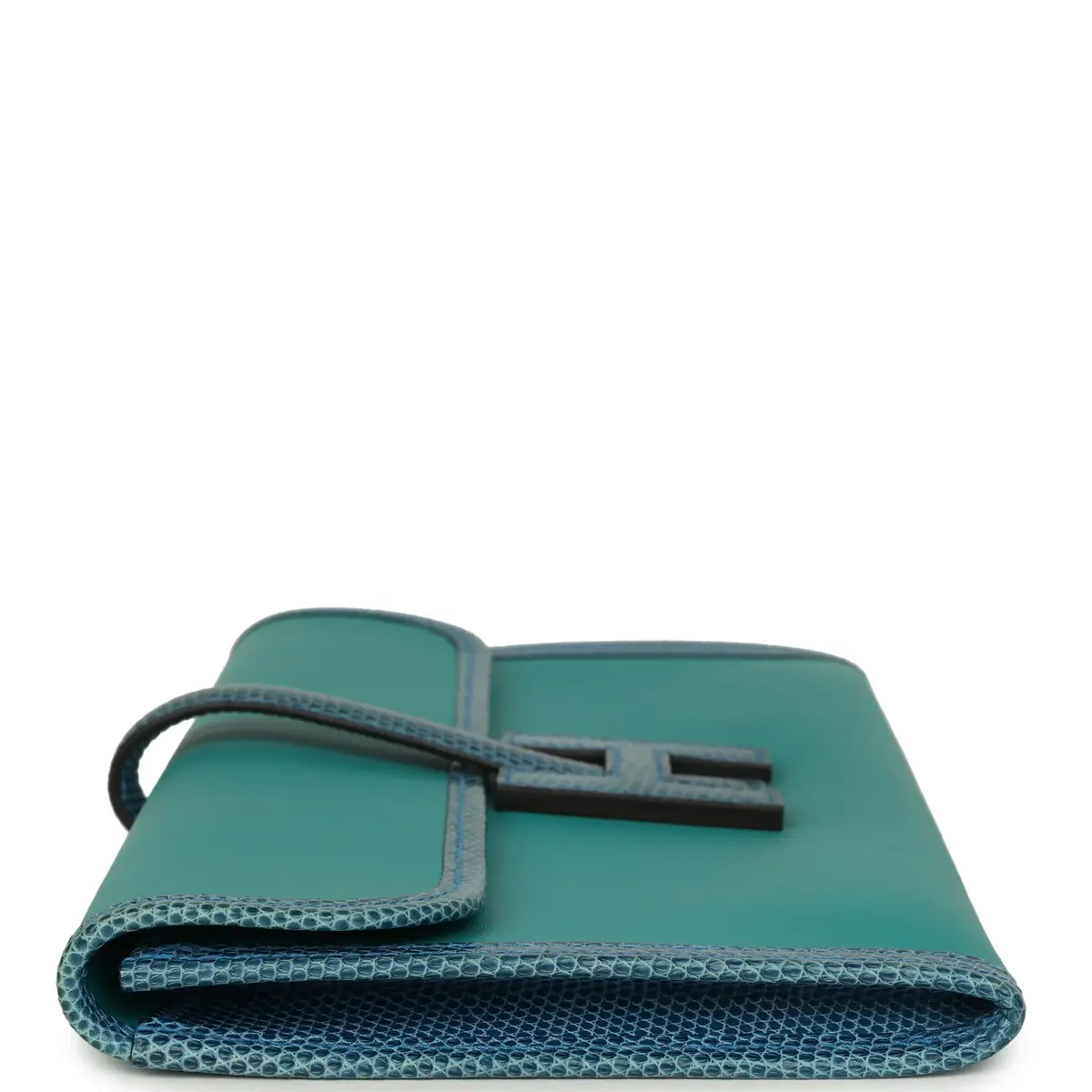 HERMÈS Pre-owned Hermes Jige Elan 29 Bleu Paon Swift, Mykonos Varanus Niloticus Lizard Touch | Thumbnail 4 HERMÈS Pre-owned Hermes Jige Elan 29 Bleu Paon Swift, Mykonos Varanus Niloticus Lizard Touch | Thumbnail 4