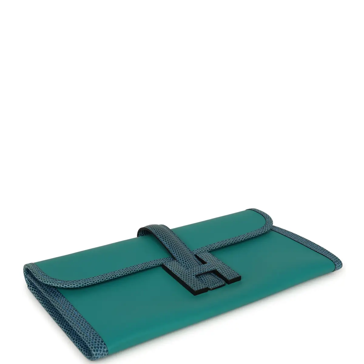 HERMÈS Pre-owned Hermes Jige Elan 29 Bleu Paon Swift, Mykonos Varanus Niloticus Lizard Touch | Thumbnail 6 HERMÈS Pre-owned Hermes Jige Elan 29 Bleu Paon Swift, Mykonos Varanus Niloticus Lizard Touch | Thumbnail 6