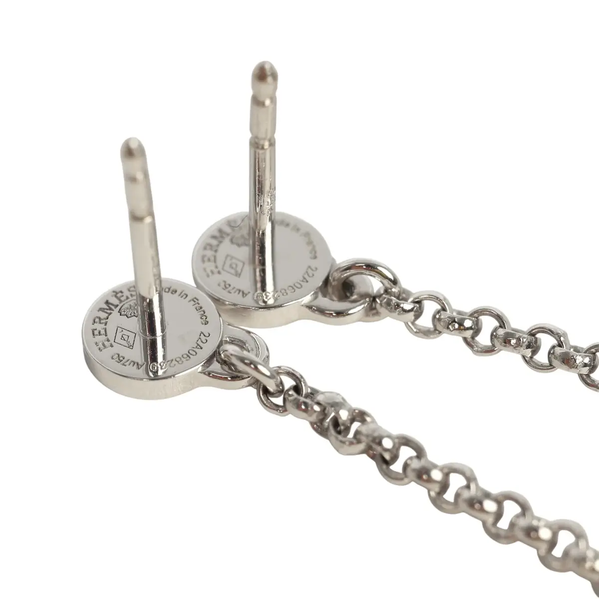 HERMÈS Pre-owned Hermes Kelly Clochette Earrings Diamonds | Thumbnail 7