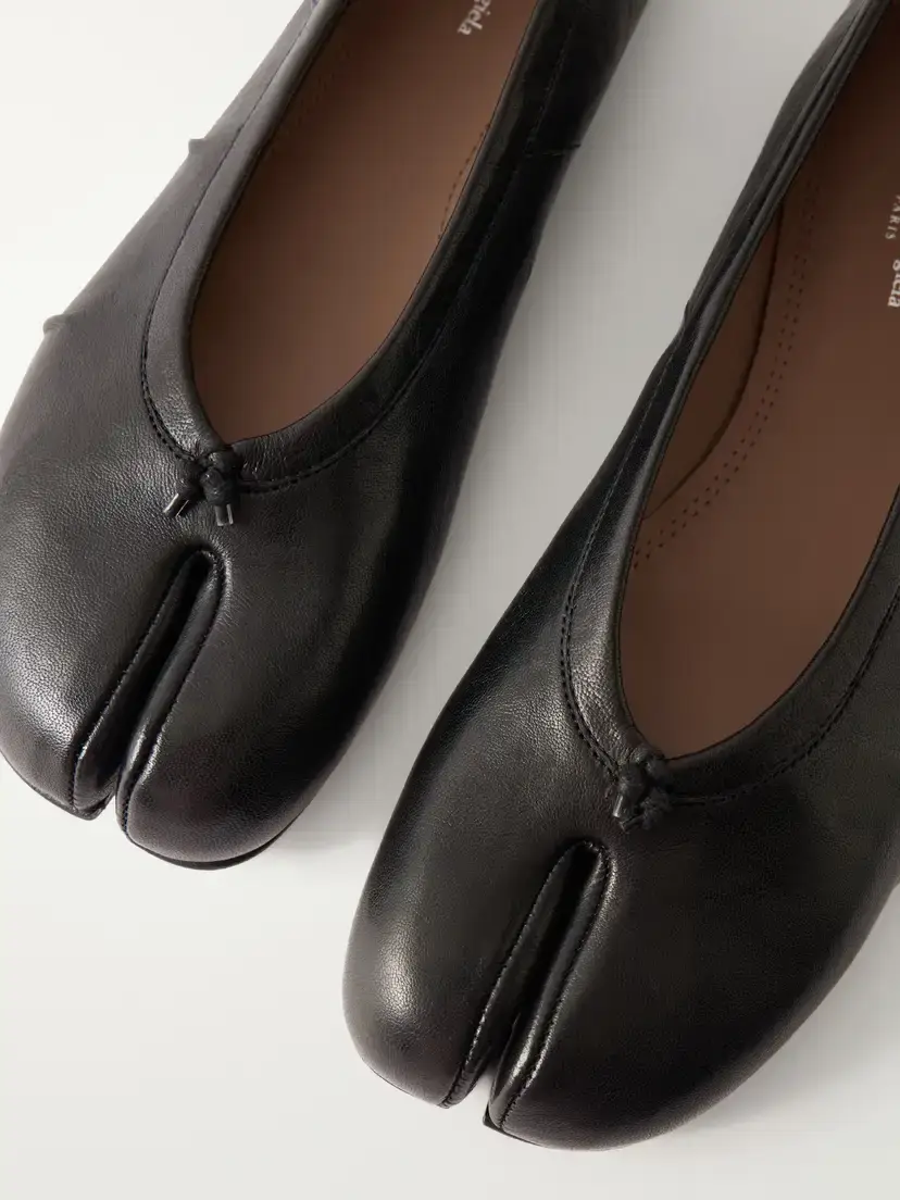 Maison Margiela Tabi Split-toe Textured Leather Ballet Flats | Thumbnail 5 Maison Margiela Tabi Split-toe Textured Leather Ballet Flats | Thumbnail 5