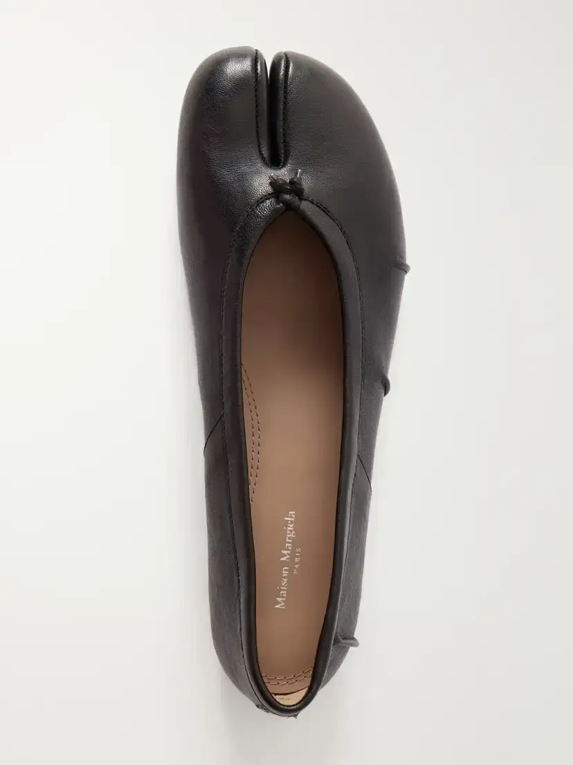 Maison Margiela Tabi Split-toe Textured Leather Ballet Flats | Thumbnail 6 Maison Margiela Tabi Split-toe Textured Leather Ballet Flats | Thumbnail 6