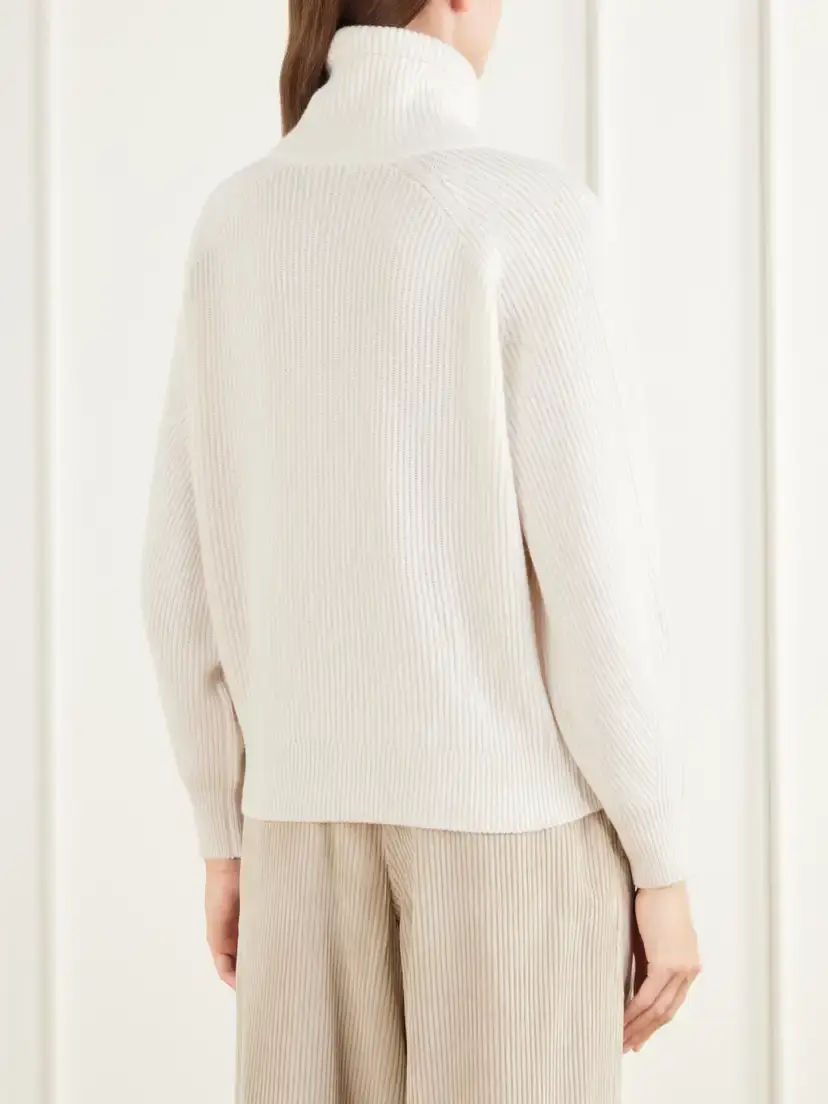 Brunello Cucinelli Cashmere Mock-neck Sweater | Thumbnail 4 Brunello Cucinelli Cashmere Mock-neck Sweater | Thumbnail 4