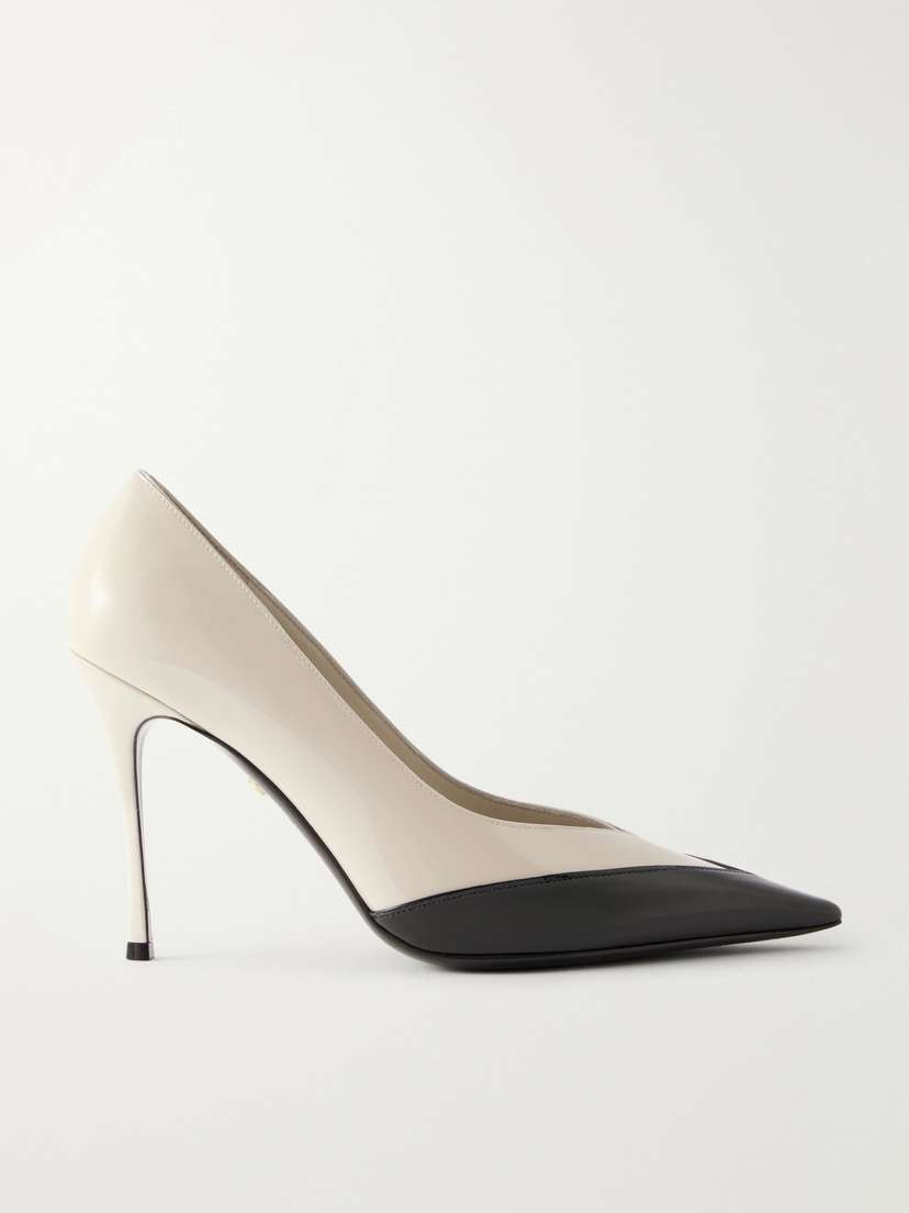 Yasmin 95 Two-tone Patent-leather Pumps Yasmin 95 Two-tone Patent-leather Pumps