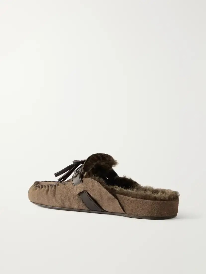 Isabel Marant Malvin Tasseled Leather-trimmed Suede Loafers | Thumbnail 3 Isabel Marant Malvin Tasseled Leather-trimmed Suede Loafers | Thumbnail 3