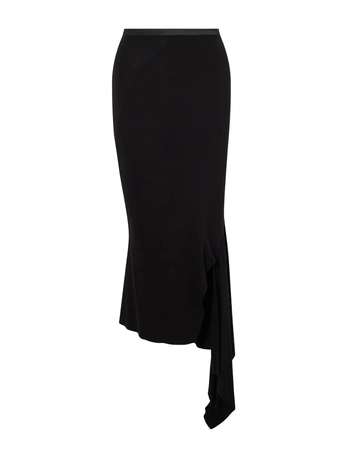 AARON ESH Asymmetric Jersey Midi Skirt
