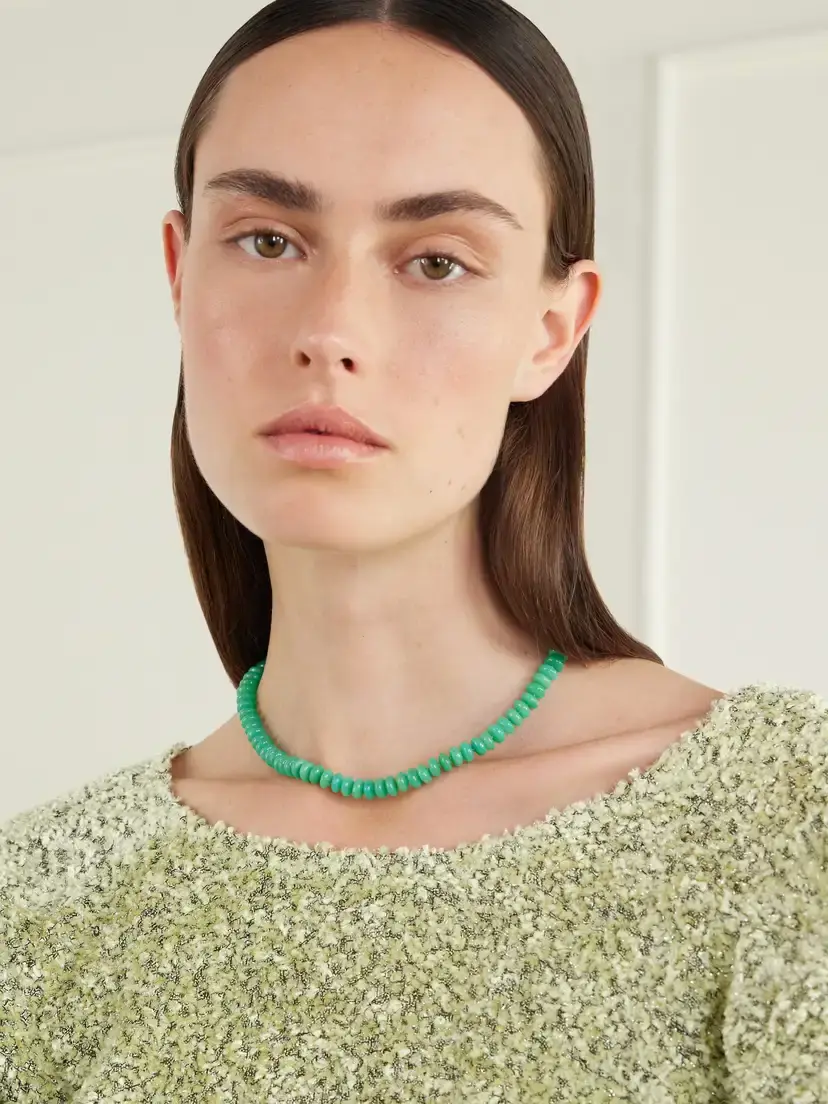Irene Neuwirth Candy 18-karat Gold Chrysoprase Beaded Necklace | Thumbnail 2 Irene Neuwirth Candy 18-karat Gold Chrysoprase Beaded Necklace | Thumbnail 2