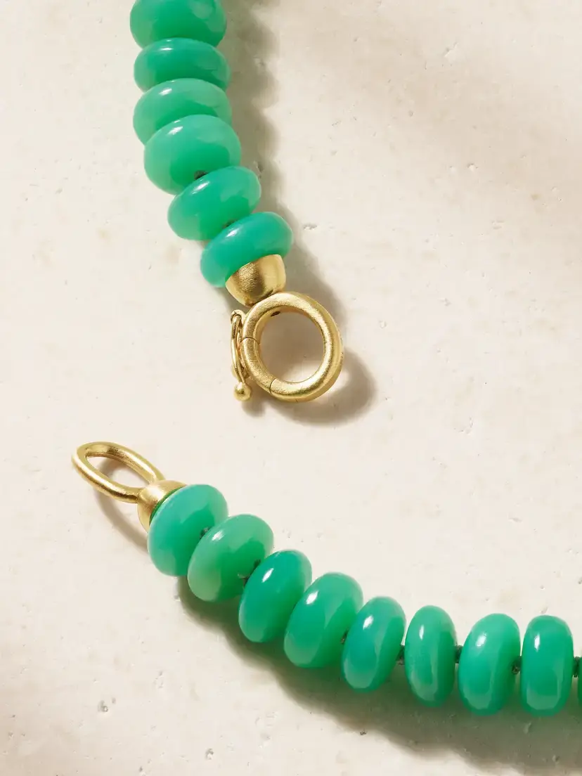 Irene Neuwirth Candy 18-karat Gold Chrysoprase Beaded Necklace | Thumbnail 3 Irene Neuwirth Candy 18-karat Gold Chrysoprase Beaded Necklace | Thumbnail 3