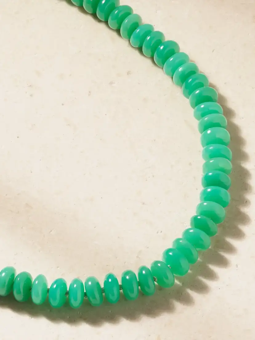 Irene Neuwirth Candy 18-karat Gold Chrysoprase Beaded Necklace | Thumbnail 4 Irene Neuwirth Candy 18-karat Gold Chrysoprase Beaded Necklace | Thumbnail 4