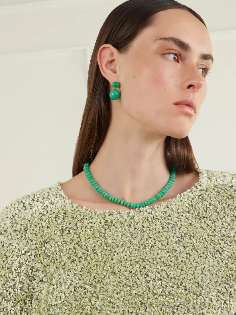 Irene Neuwirth Candy 18-karat Gold Chrysoprase Beaded Necklace | Thumbnail 5 Irene Neuwirth Candy 18-karat Gold Chrysoprase Beaded Necklace | Thumbnail 5