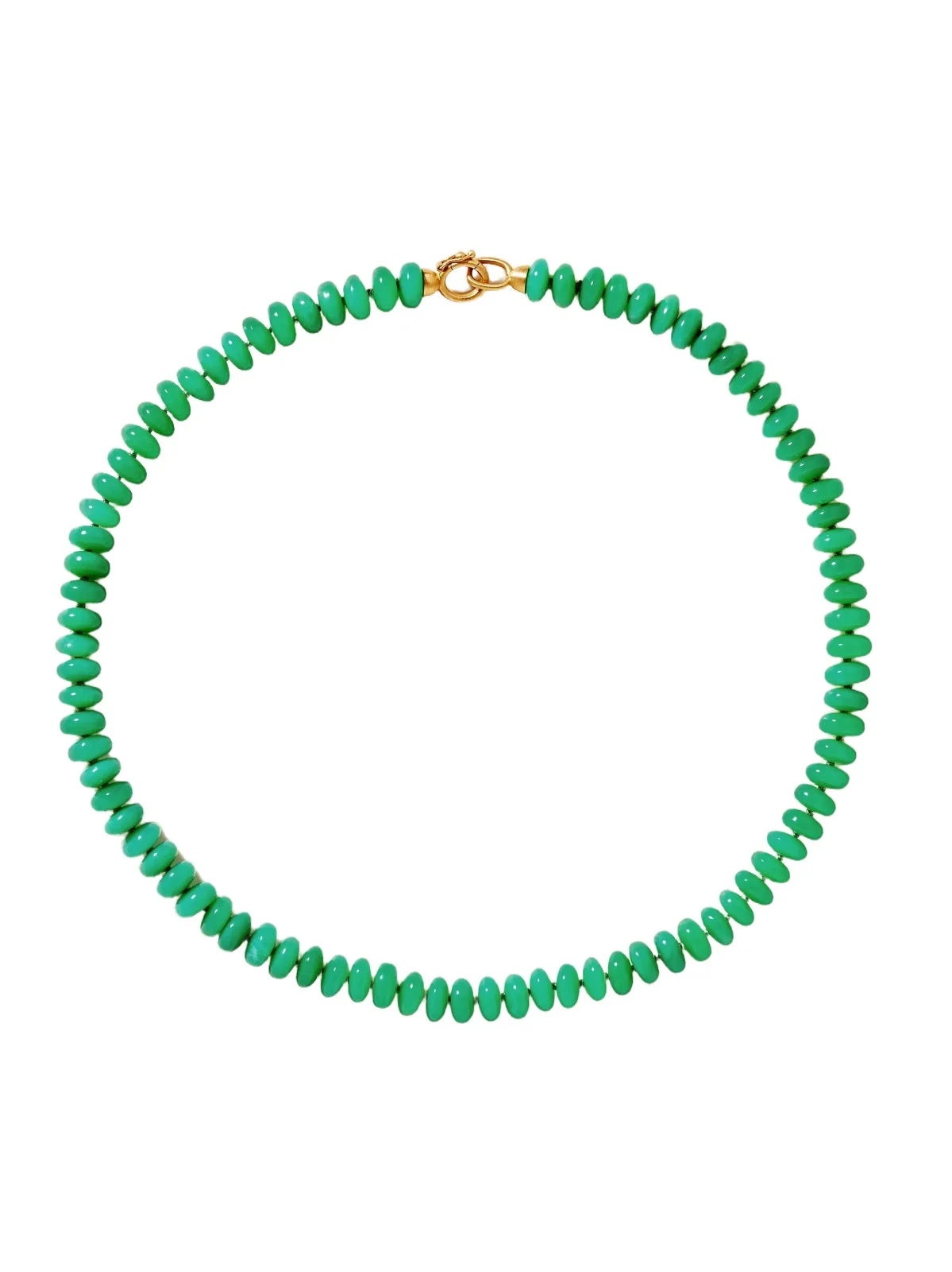 Candy 18-karat Gold Chrysoprase Beaded Necklace Candy 18-karat Gold Chrysoprase Beaded Necklace