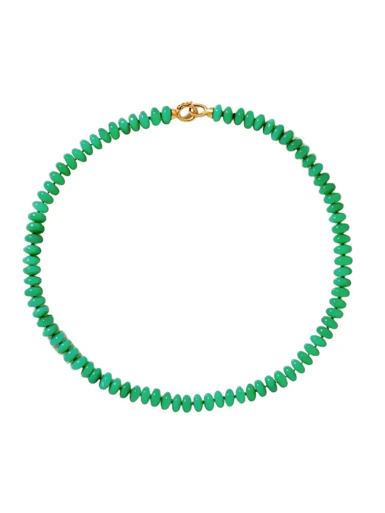 Candy 18-karat Gold Chrysoprase Beaded Necklace Candy 18-karat Gold Chrysoprase Beaded Necklace