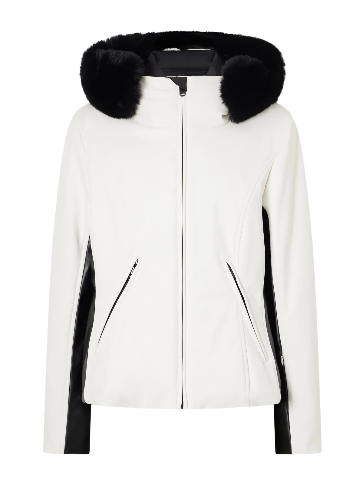 Kibõ Hooded Paneled Plush-trimmed Stretch-jersey Ski Jacket