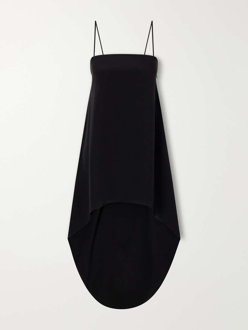 Cult Gaia Kera Drop-tail Silk-crepe Mini Dress