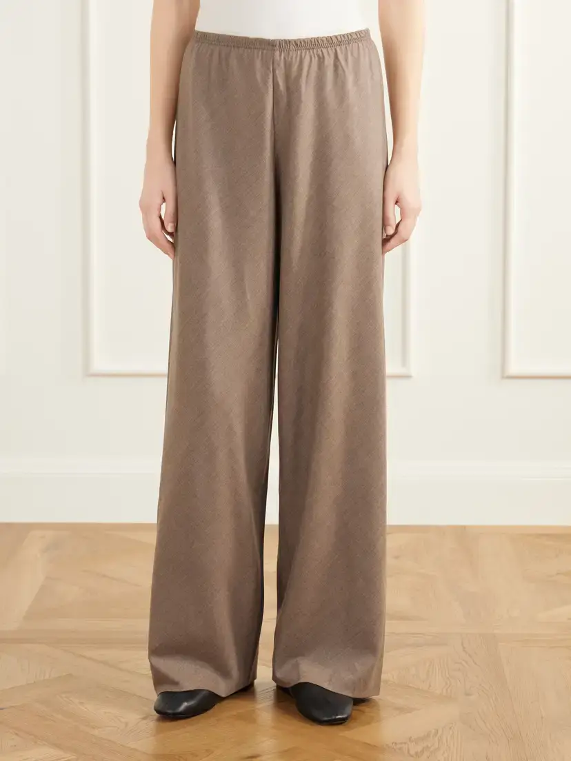Maria McManus Wool-blend Fresco Wide-leg Pants | Thumbnail 3 Maria McManus Wool-blend Fresco Wide-leg Pants | Thumbnail 3