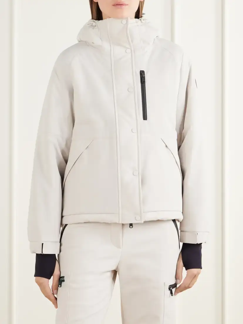 Brunello Cucinelli Hooded Padded Shell Ski Jacket | Thumbnail 3 Brunello Cucinelli Hooded Padded Shell Ski Jacket | Thumbnail 3