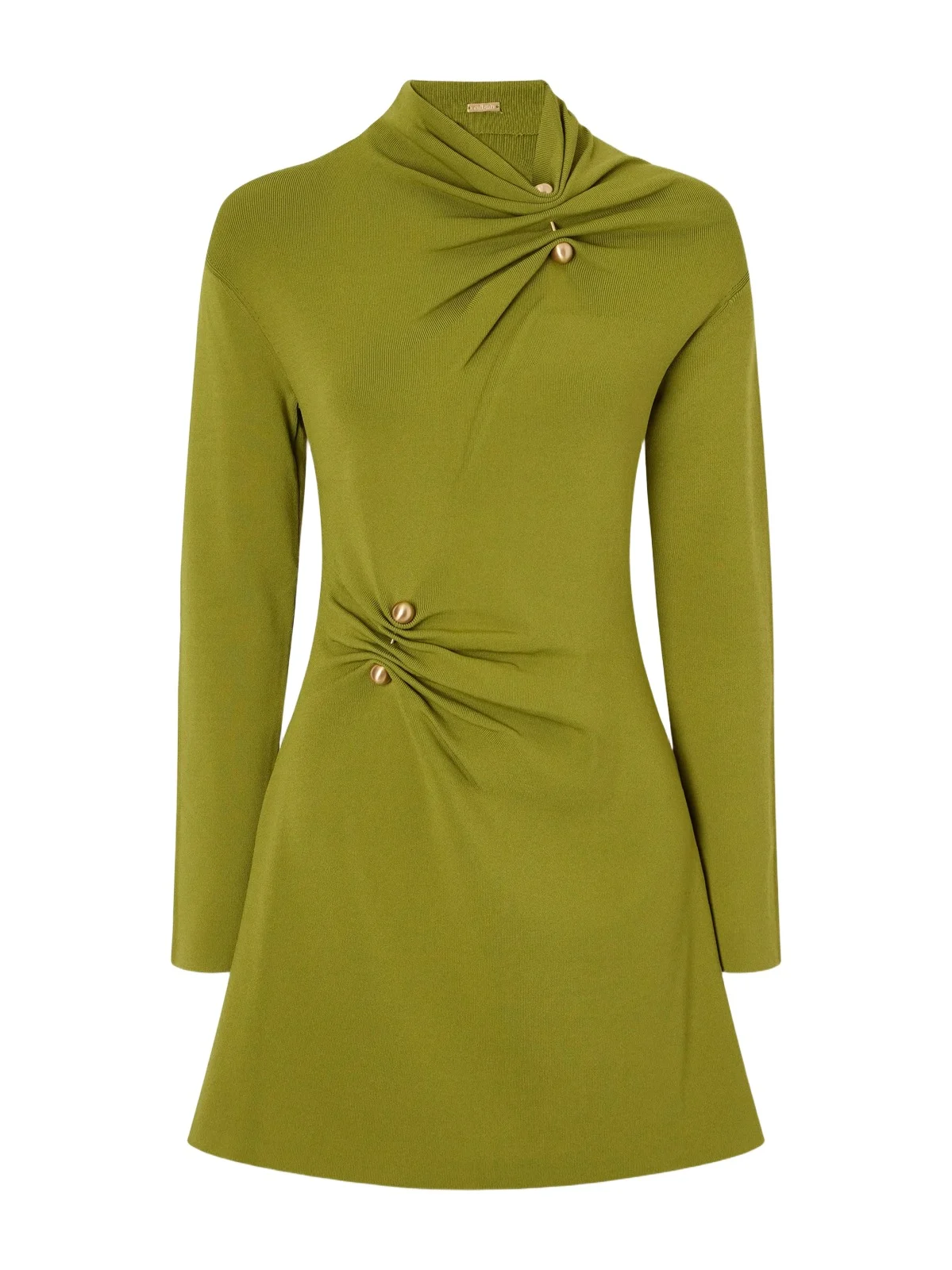 Kadia Embellished Gathered Jersey Mini Dress