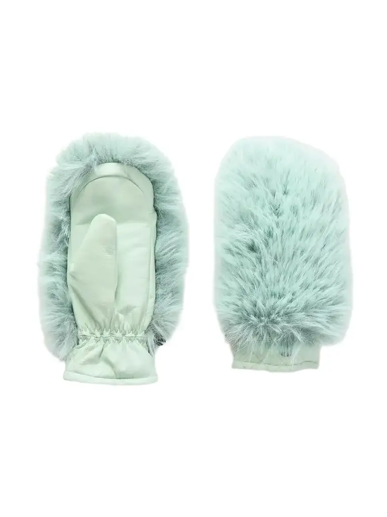 Goldbergh Hill Plush-trimmed Padded Leather Ski Gloves