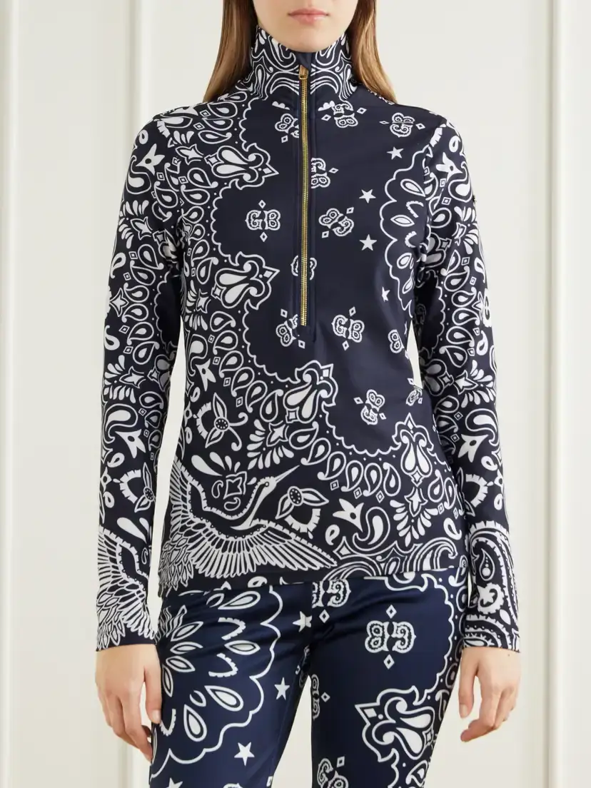 Goldbergh Toriko Paisley-print Stretch-jersey Ski Top | Thumbnail 3