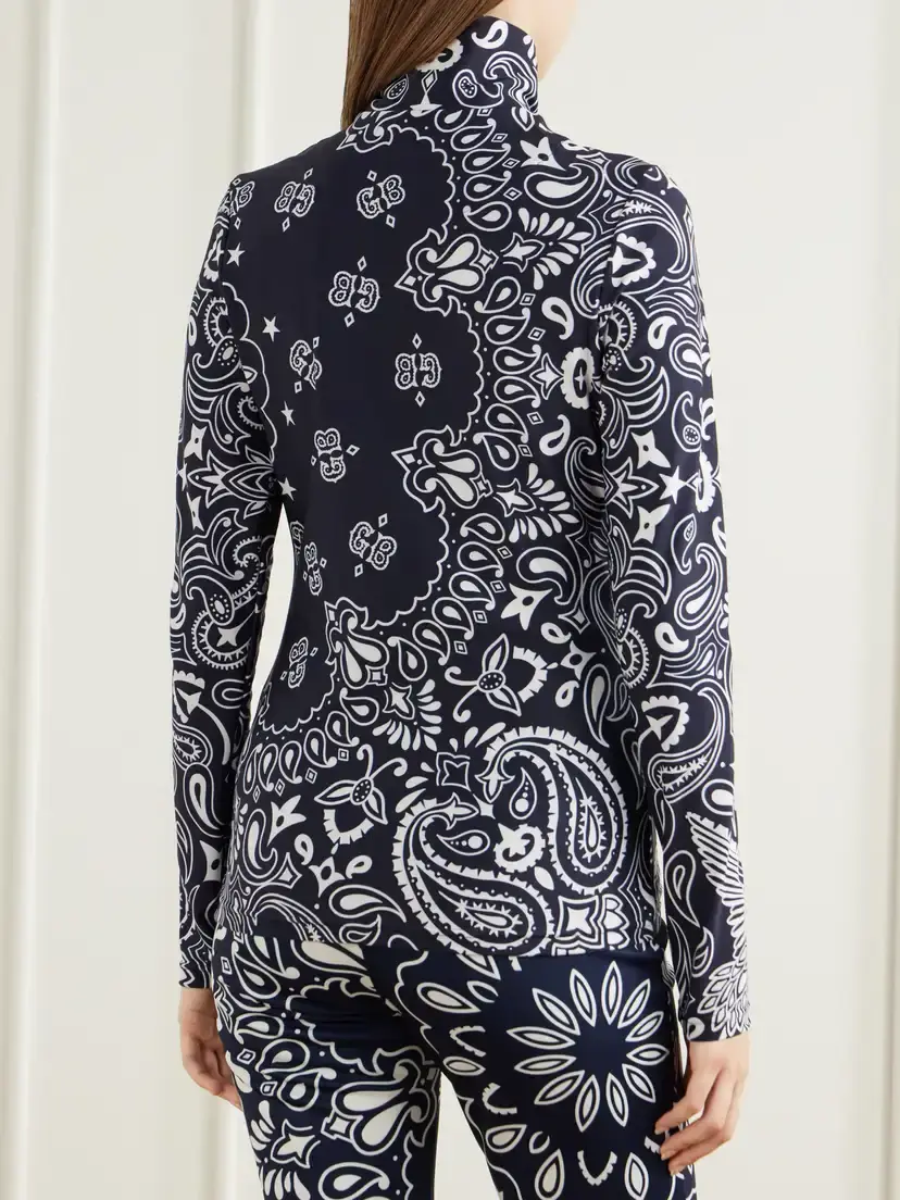 Goldbergh Toriko Paisley-print Stretch-jersey Ski Top | Thumbnail 4