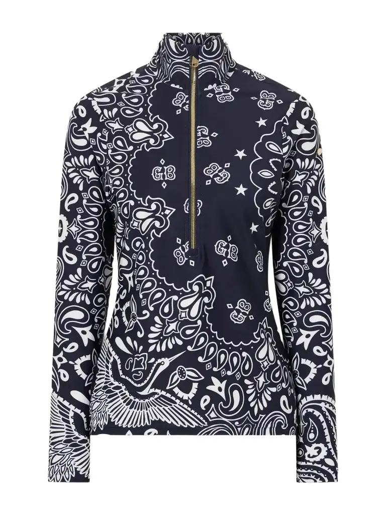 Goldbergh Toriko Paisley-print Stretch-jersey Ski Top