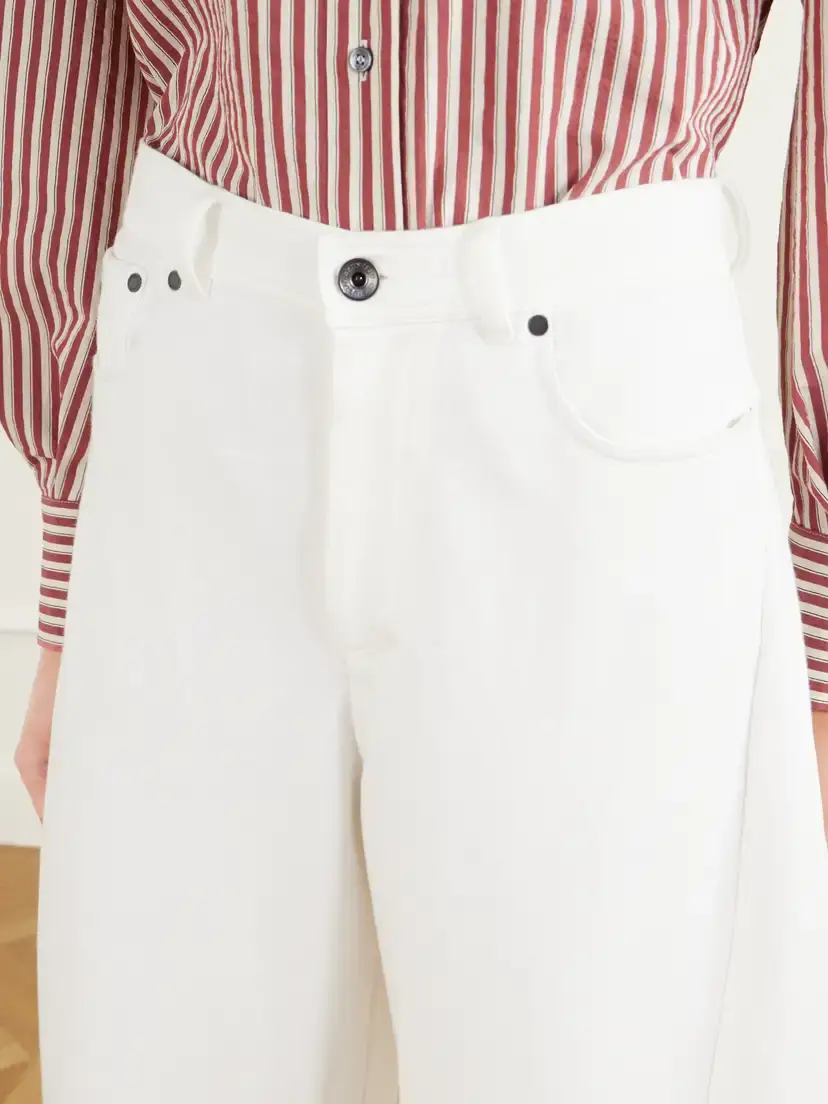 Brunello Cucinelli Cotton And Linen-blend Jersey Wide-leg Shorts | Thumbnail 5 Brunello Cucinelli Cotton And Linen-blend Jersey Wide-leg Shorts | Thumbnail 5