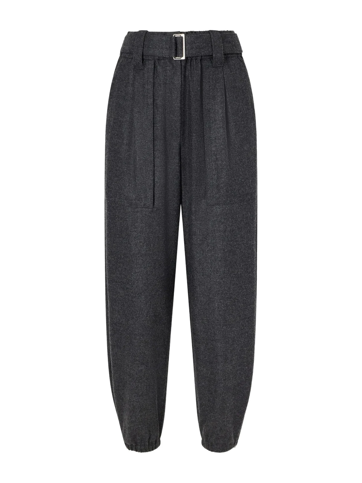 Belted Felted Wool And Cashmere-blend Tapered Pants Belted Felted Wool And Cashmere-blend Tapered Pants