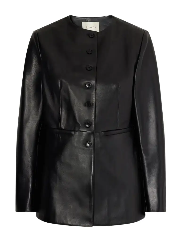 Almada Dorothy Darted Leather Jacket