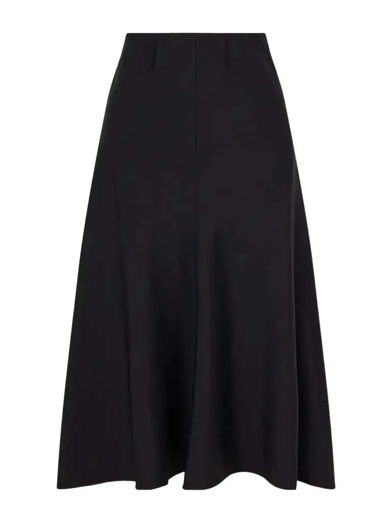 Wool-blend Flannel Midi Skirt Wool-blend Flannel Midi Skirt