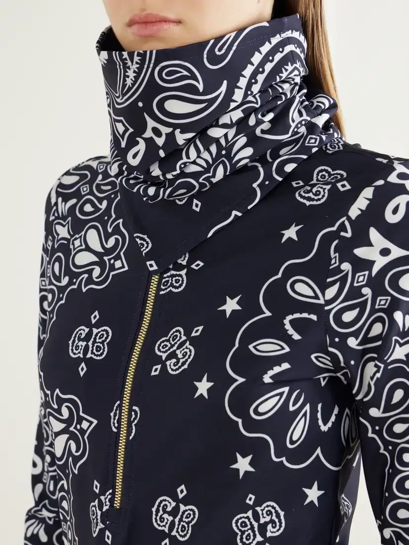 Goldbergh Kizuna Paisley-print Stretch-jersey Neck Warmer | Thumbnail 2