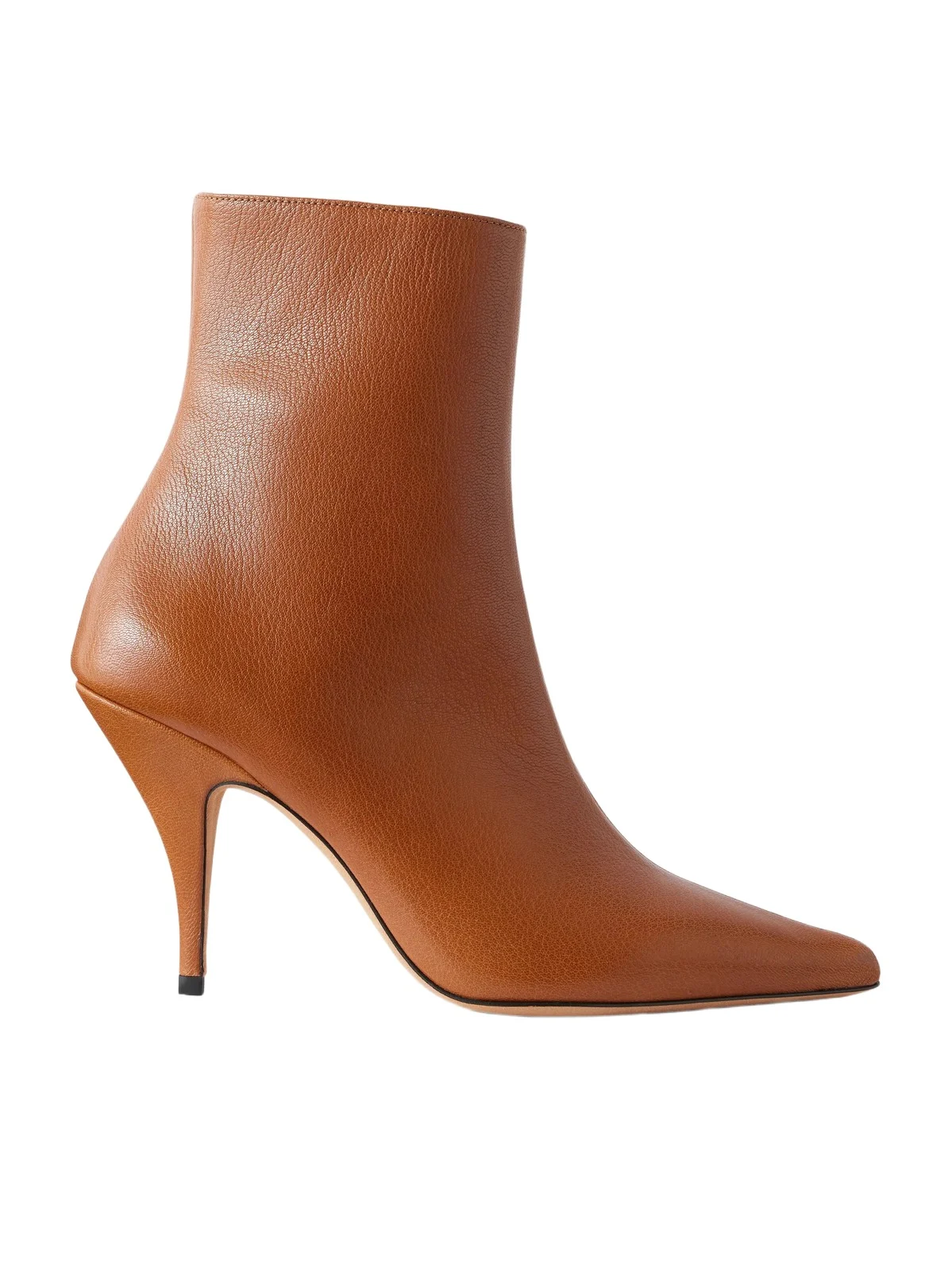 Theresa 90 Textured-leather Ankle Boots