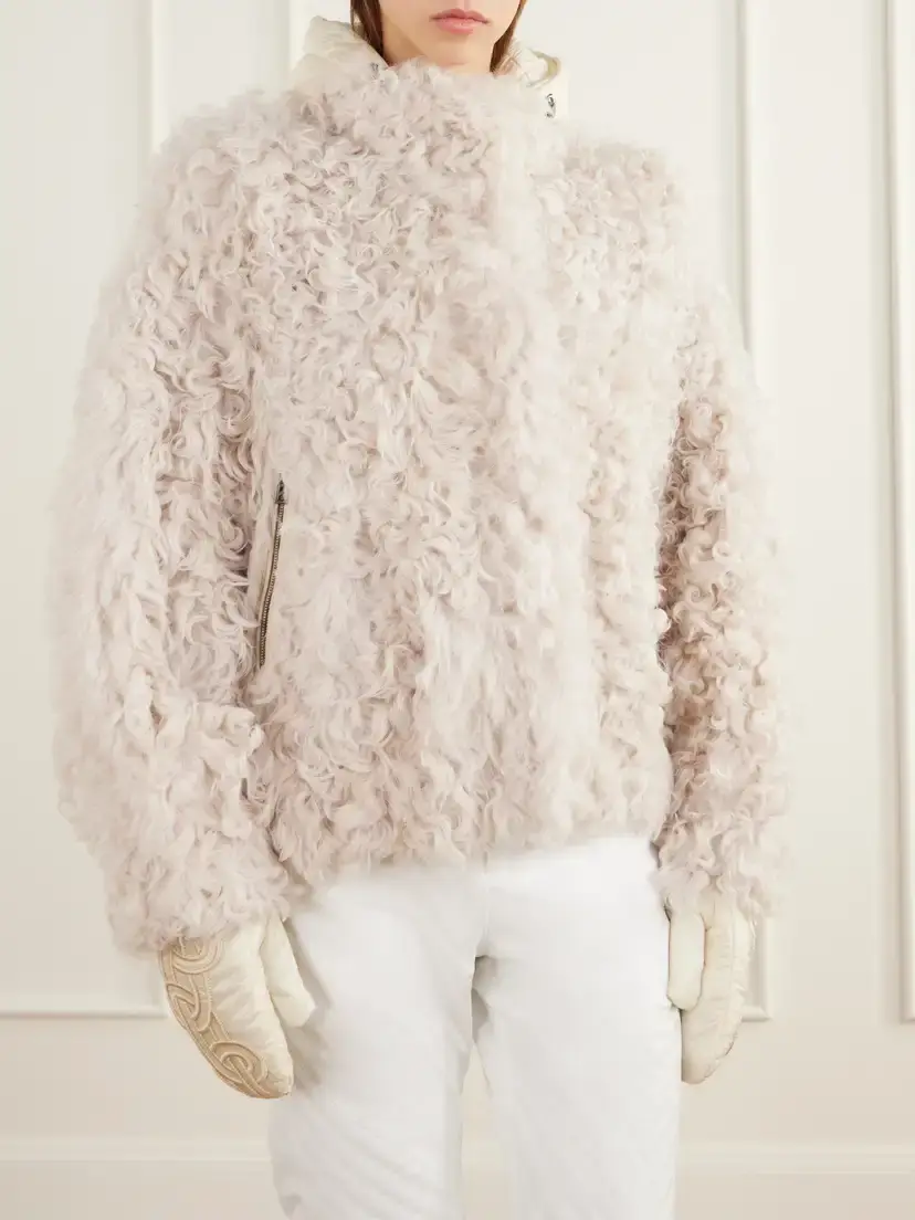 Bogner Shell-trimmed Shearling Ski Jacket | Thumbnail 3 Bogner Shell-trimmed Shearling Ski Jacket | Thumbnail 3