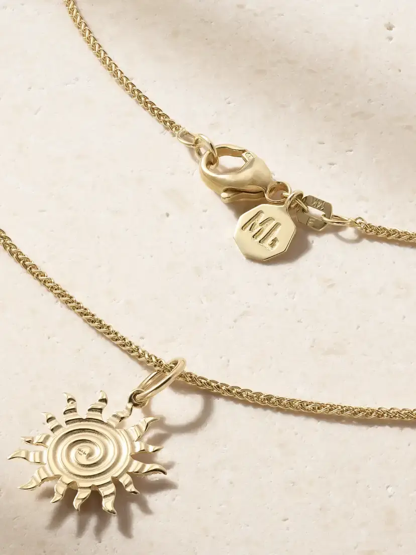 Marlo Laz Sol Oriente 14-karat Gold Diamond Necklace | Thumbnail 3 Marlo Laz Sol Oriente 14-karat Gold Diamond Necklace | Thumbnail 3