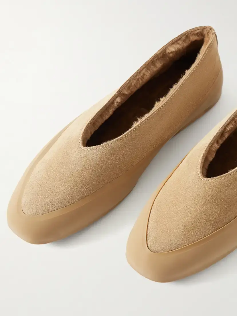 Le Monde Béryl Apres Ski Rubber-trimmed Suede Ballet Flats | Thumbnail 5 Le Monde Béryl Apres Ski Rubber-trimmed Suede Ballet Flats | Thumbnail 5