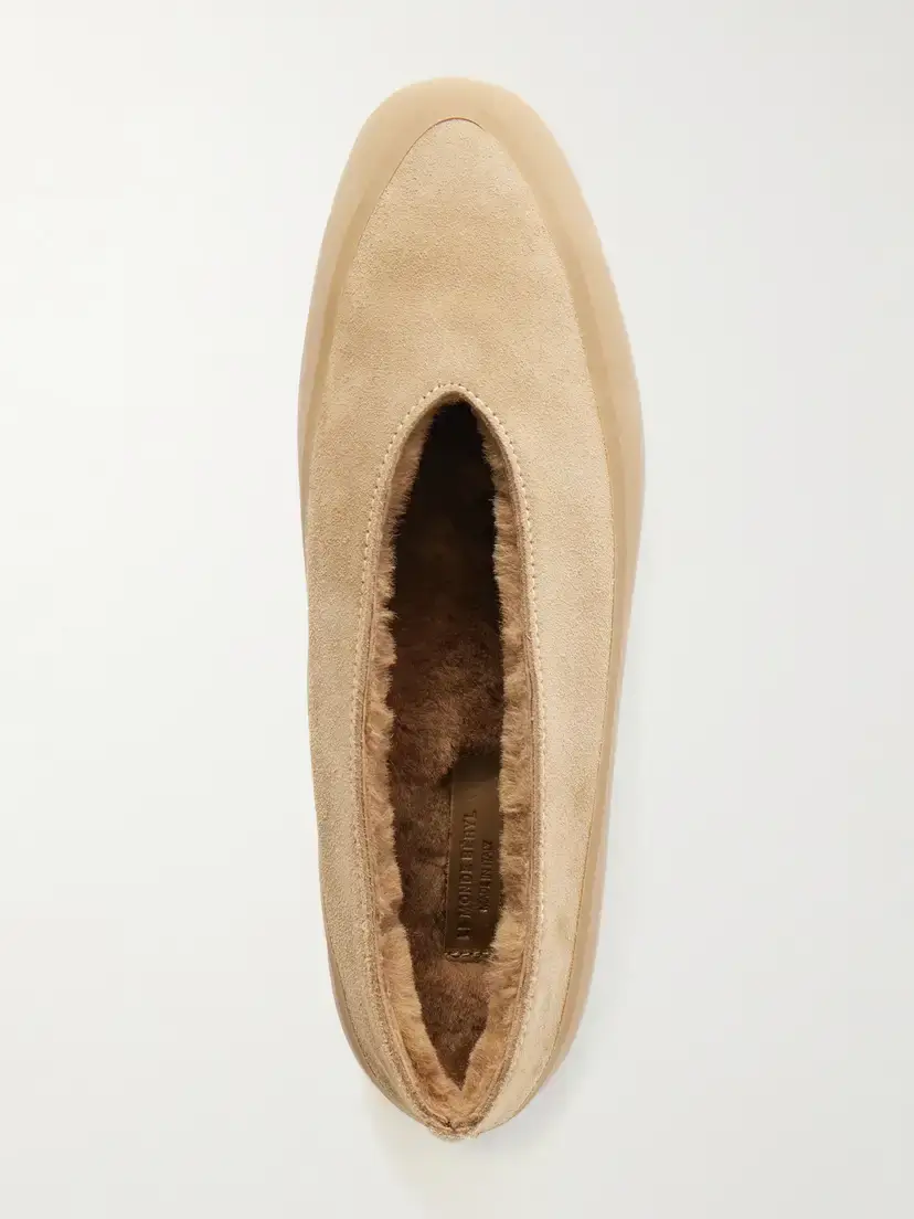Le Monde Béryl Apres Ski Rubber-trimmed Suede Ballet Flats | Thumbnail 6 Le Monde Béryl Apres Ski Rubber-trimmed Suede Ballet Flats | Thumbnail 6