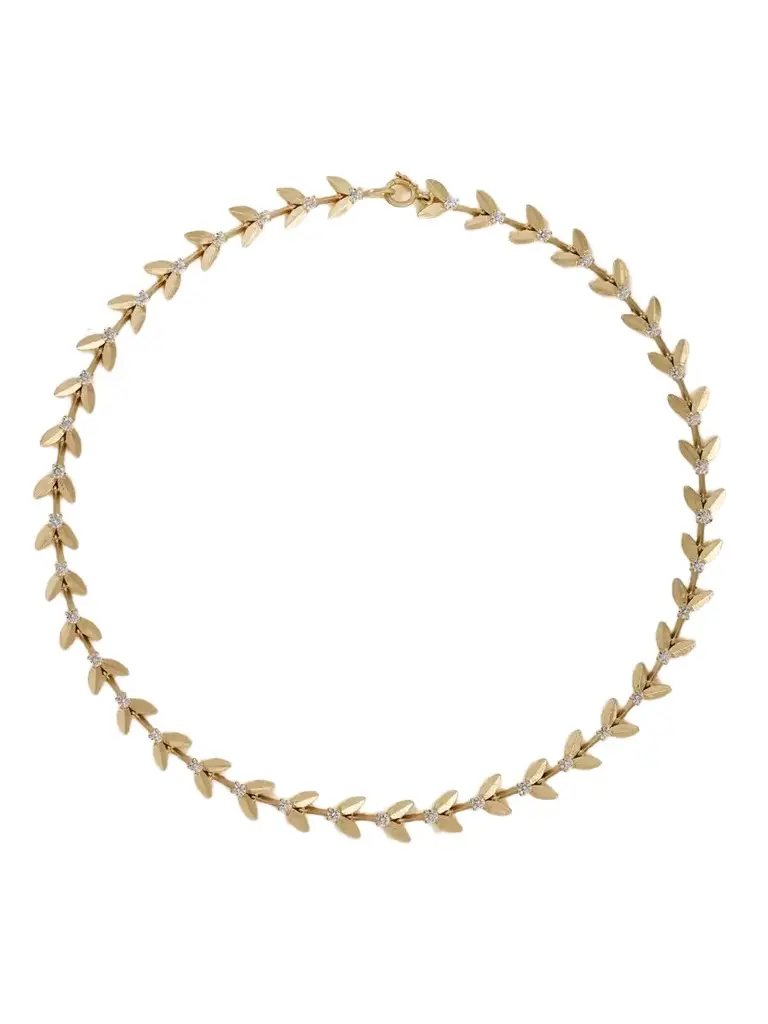 Irene Neuwirth Golden Blossom 18-karat Gold Diamond Necklace