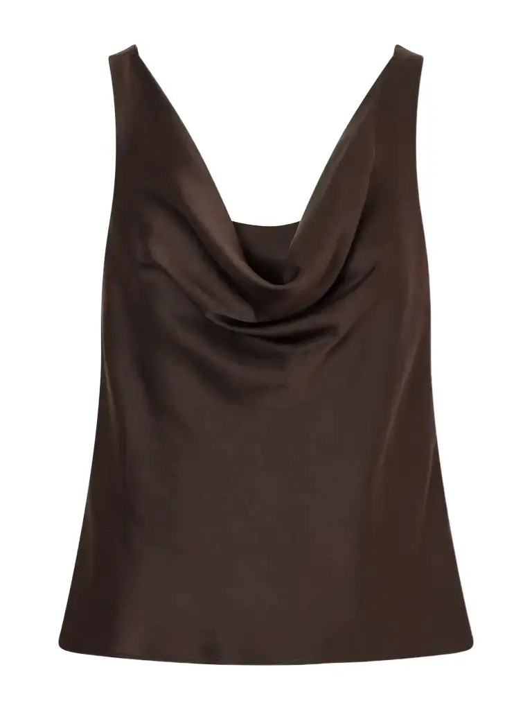 Silk-satin Tank