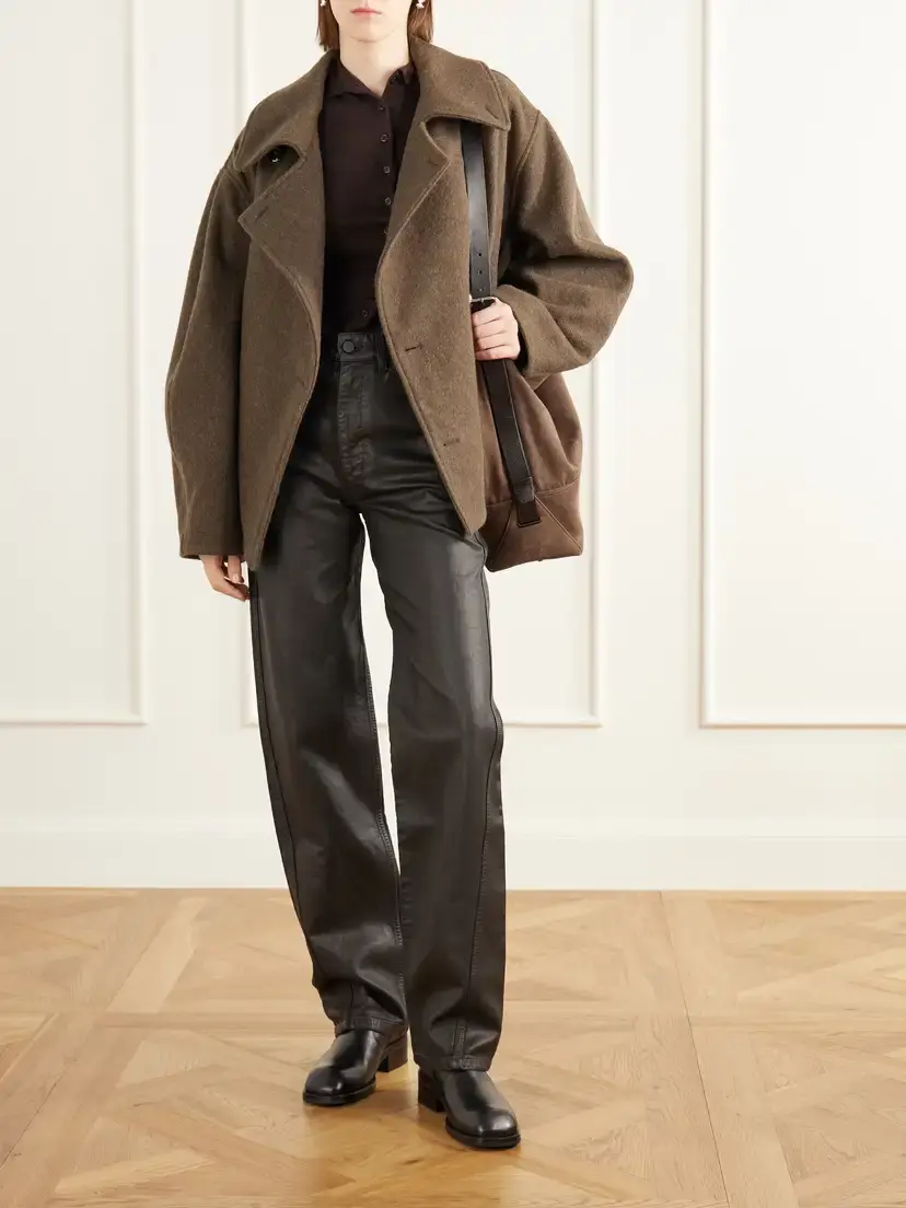 Lemaire Five Pockets Twisted Coated Mid-rise Straight-leg Jeans | Thumbnail 2 Lemaire Five Pockets Twisted Coated Mid-rise Straight-leg Jeans | Thumbnail 2