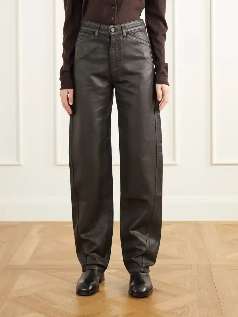 Lemaire Five Pockets Twisted Coated Mid-rise Straight-leg Jeans | Thumbnail 3 Lemaire Five Pockets Twisted Coated Mid-rise Straight-leg Jeans | Thumbnail 3